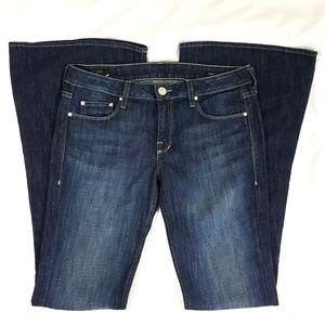 William Rast Ryley Flare Dark Wash Jeans Size 30